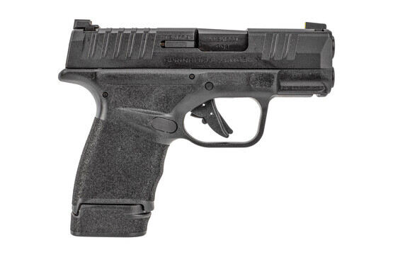 Springfield Armory Hellcat 9mm pistol features a steel slide with Melonite finish